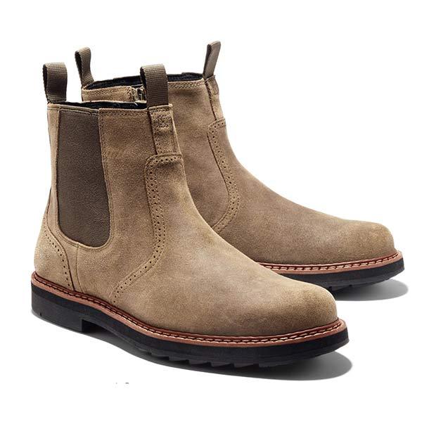 Mens Chelsea Boots Suede Style - BritishMode