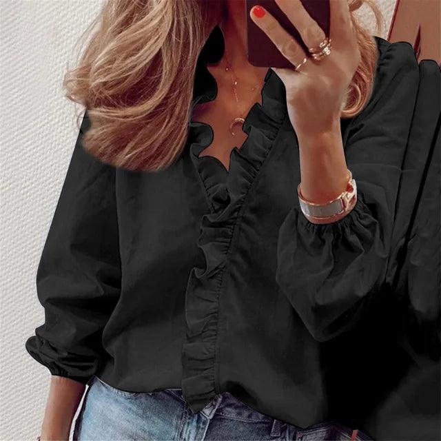 Womens Classic Blouse Stylish Regular Fit