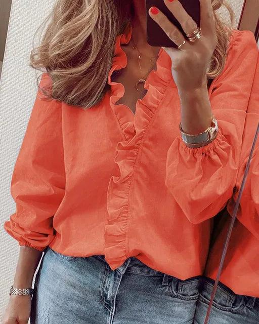Womens Classic Blouse Stylish Regular Fit