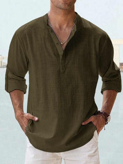 Mens Shirt Lightweight Comfortable Loose Fit
