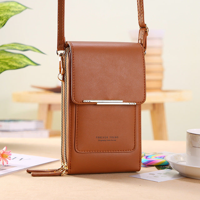 Womens Shoulder Bag Material with Key Holder - BritishMode