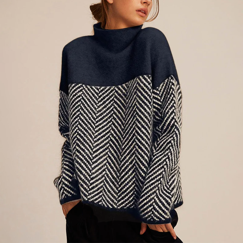 Womens Turtleneck Sweater Knit