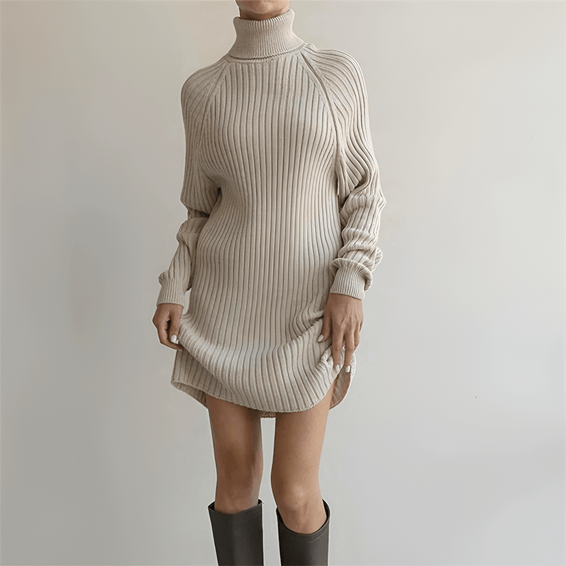 Womens Sweater Dress Knit Long Sleeve Winter