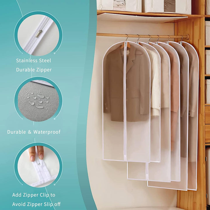 Garment Storage Bags Peva Dustproof Clothes Protectors Pack