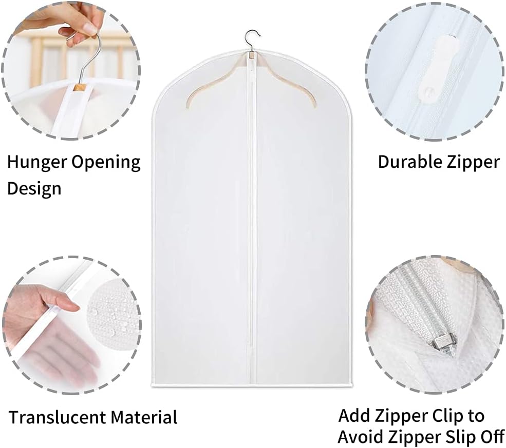 Garment Storage Bags Peva Dustproof Clothes Protectors Pack