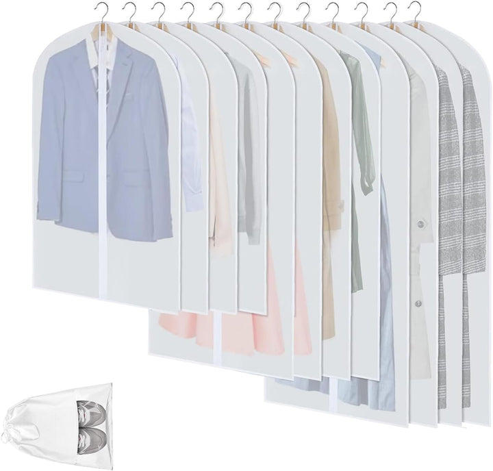 Garment Storage Bags Peva Dustproof Clothes Protectors Pack - BritishMode