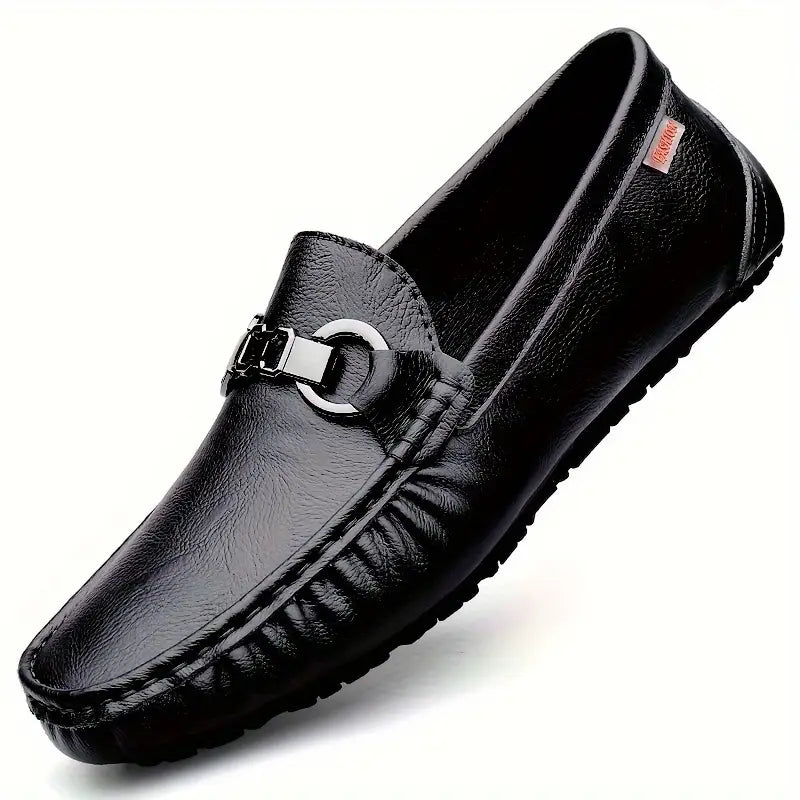 Mens Slip-On Shoes Synthetic Leather Soft