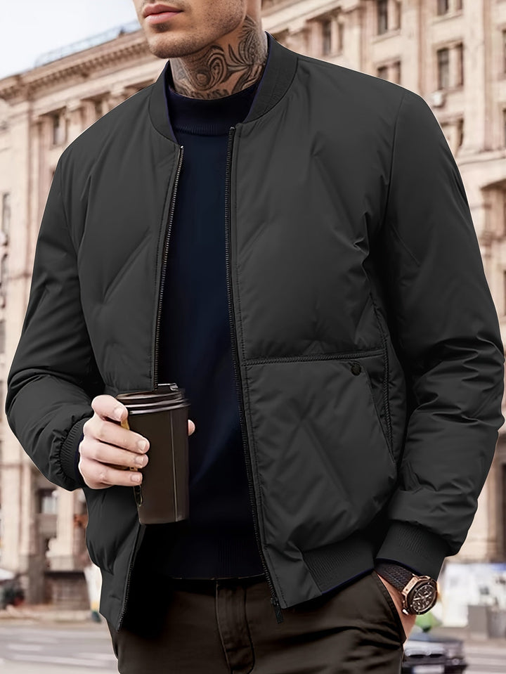 Mens Puffer Coat Insulated Warm Fit - BritishMode