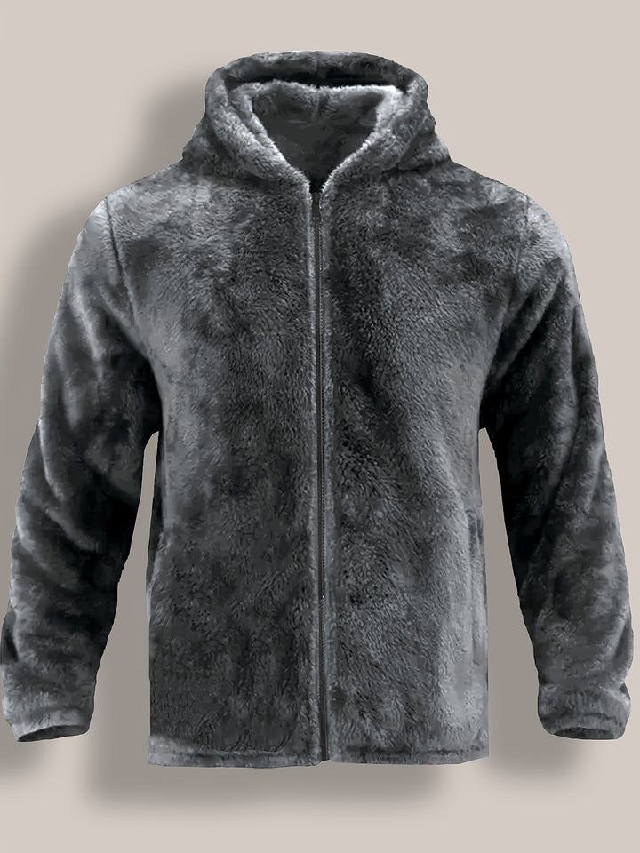 Mens Plus Size Zip-Up Hoodie Casual Comfort Fit