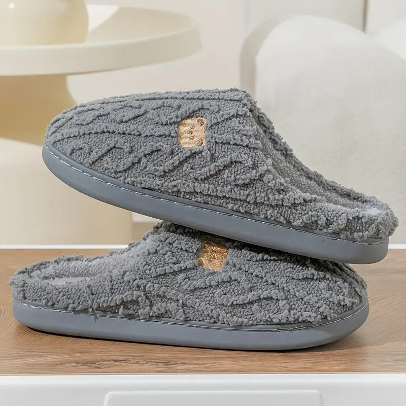 Womens Plush Slippers Soft Comfortable