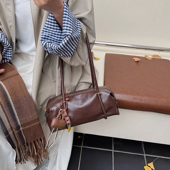 Womens Leather Crossbody Purse Genuine Material