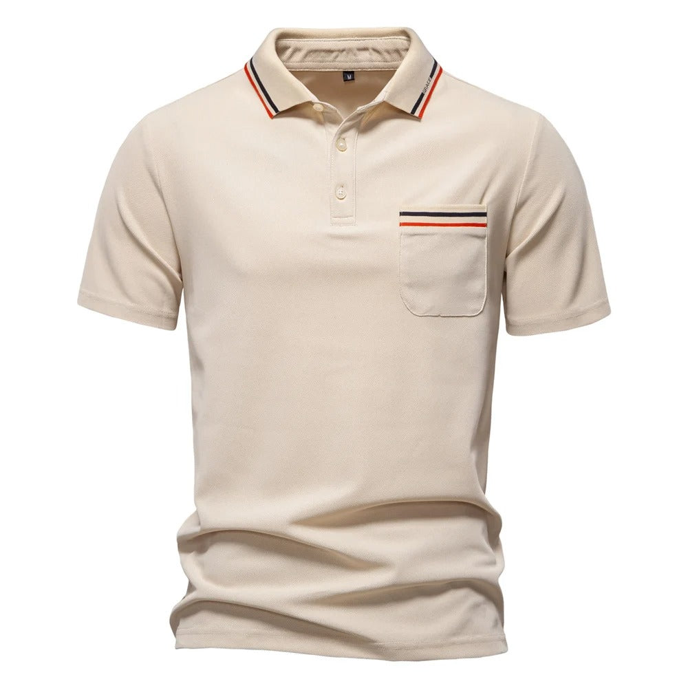 Mens Polo Shirt Classic Fit Cotton
