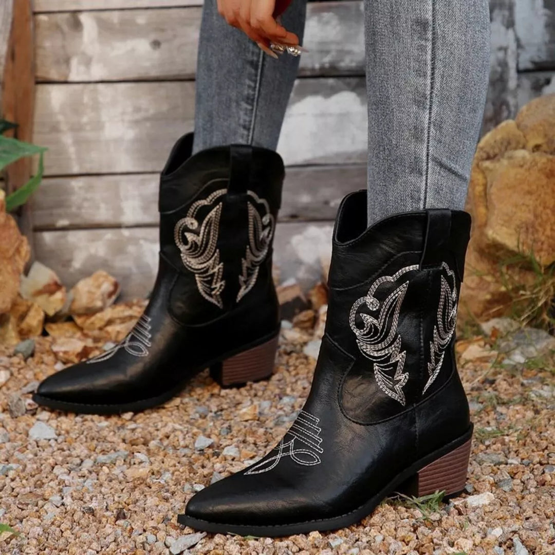 Womens Riding Boots Leather Rustic Style
