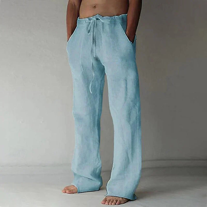 Mens Drawstring Pants Comfortable Loose Fit