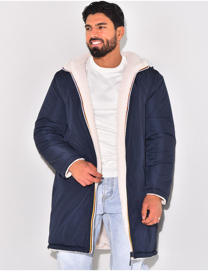 Unisex Hoodie with Teddy Fleece Cozy Fit