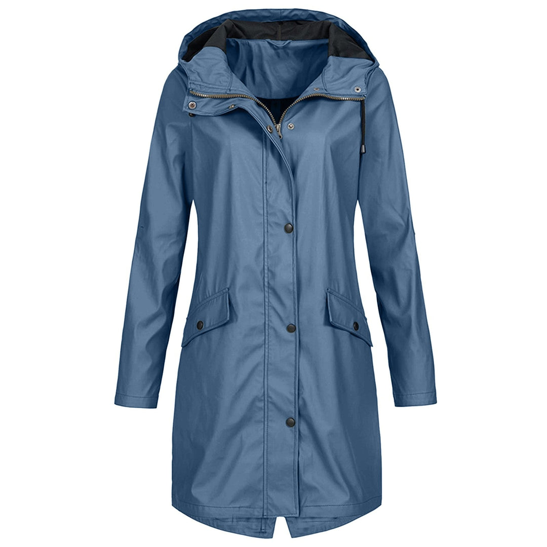 Womens Casual Hooded Jacket Relaxed Fit