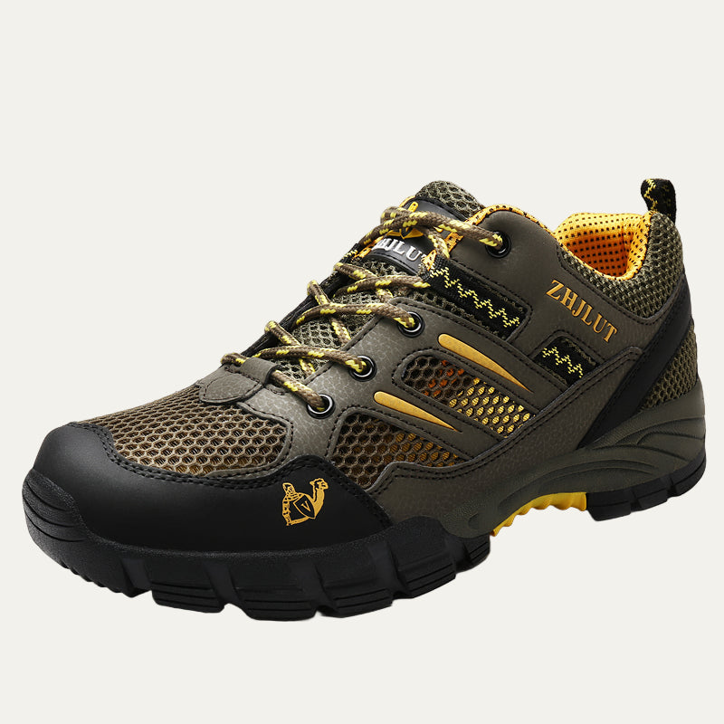 Mens Trail Shoe Breathable Mixed Material