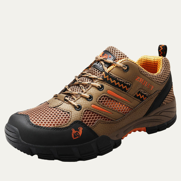 Mens Trail Shoe Breathable Mixed Material