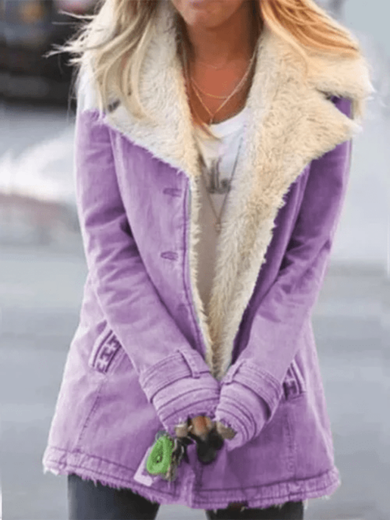 Womens Parka Coat Insulated Warm Fit