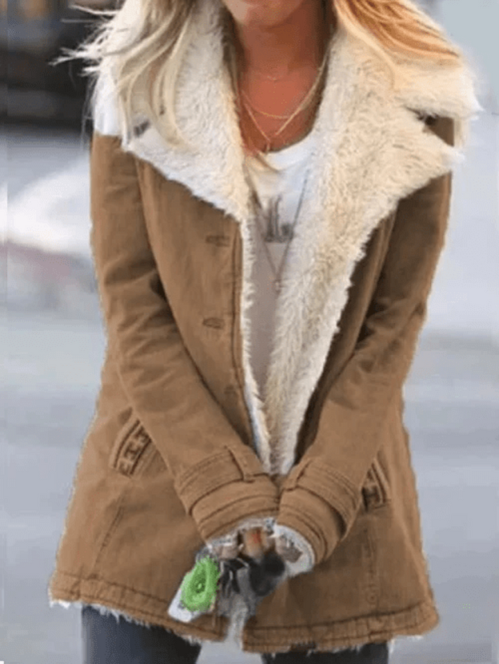 Womens Parka Coat Insulated Warm Fit