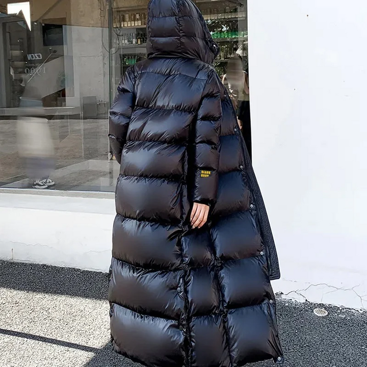 Womens Long Padded Jacket Insulated Winter Warm