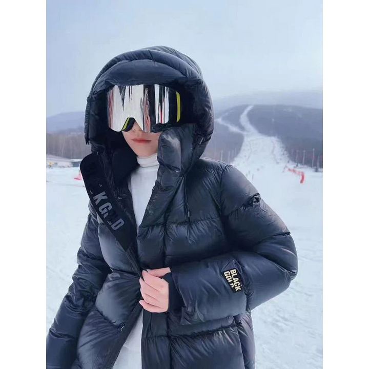 Womens Long Padded Jacket Insulated Winter Warm