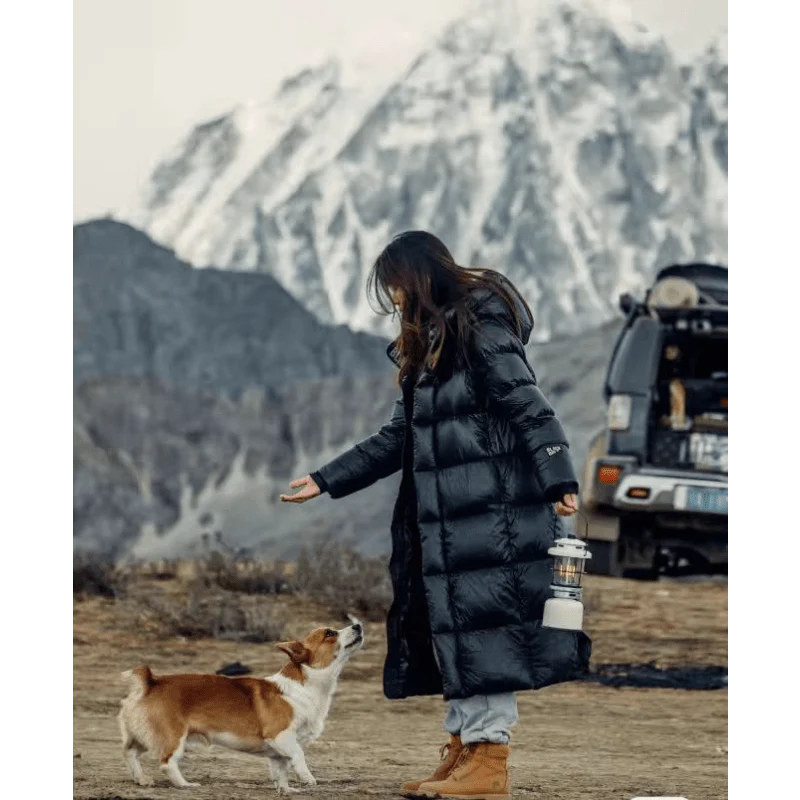Womens Long Padded Jacket Insulated Winter Warm