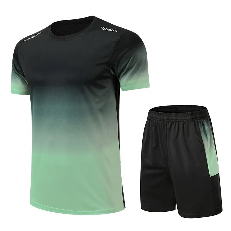Mens Sportswear Set Polyester Activewear Comfortable Fit