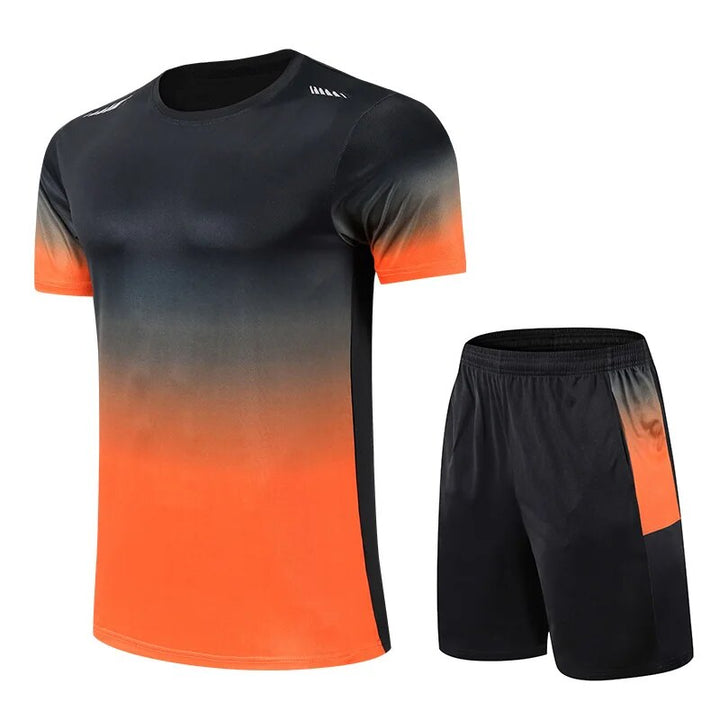 Mens Sportswear Set Polyester Activewear Comfortable Fit