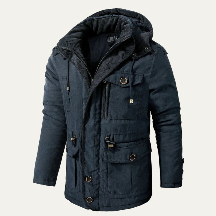 Mens Insulated Parka Military Style Cold Weather - BritishMode