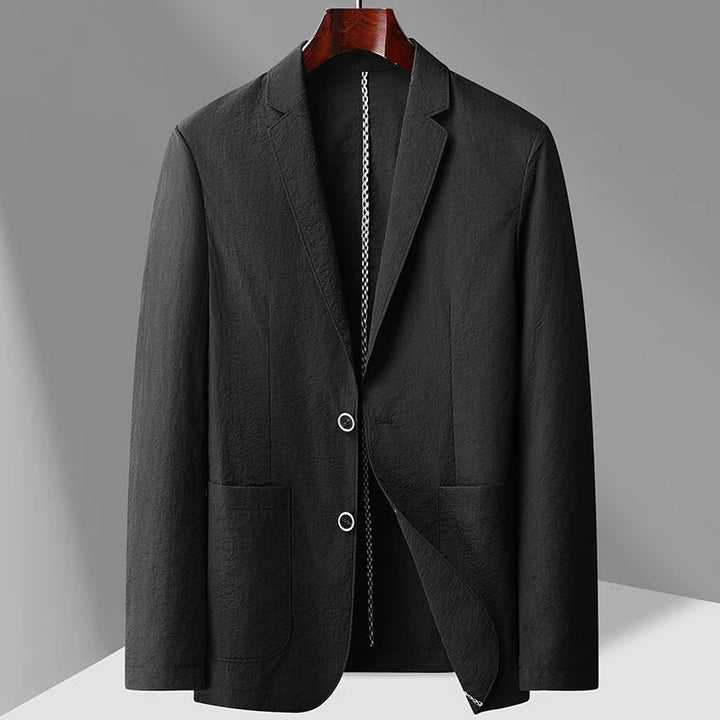 Mens Linen Blazer Relaxed Fit Tailored Style