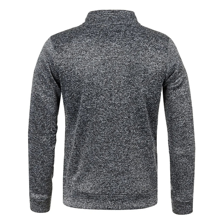 Mens Half Zip Fleece Pullover Jumper Casual Fit