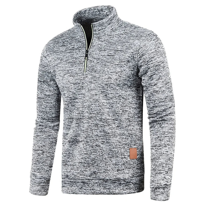Mens Half Zip Fleece Pullover Jumper Casual Fit
