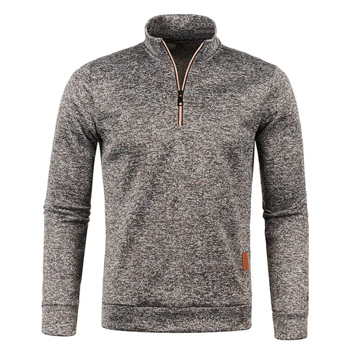 Mens Half Zip Fleece Pullover Jumper Casual Fit