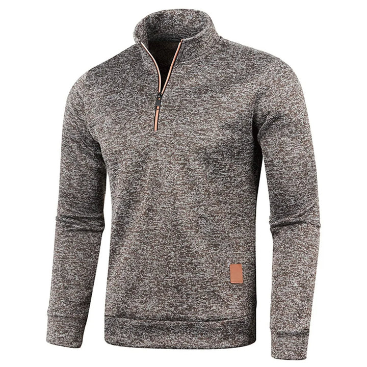 Mens Half Zip Fleece Pullover Jumper Casual Fit