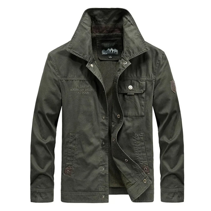 Mens Tactical Cargo Jacket Durable Explorer Style