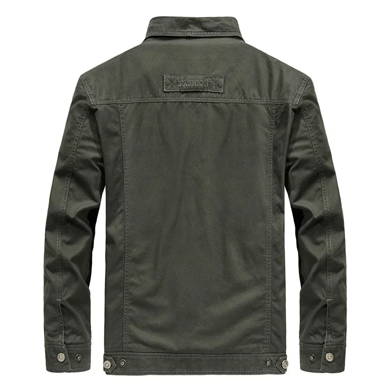 Mens Tactical Cargo Jacket Durable Explorer Style