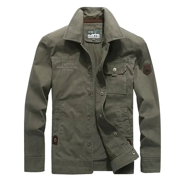 Mens Tactical Cargo Jacket Durable Explorer Style
