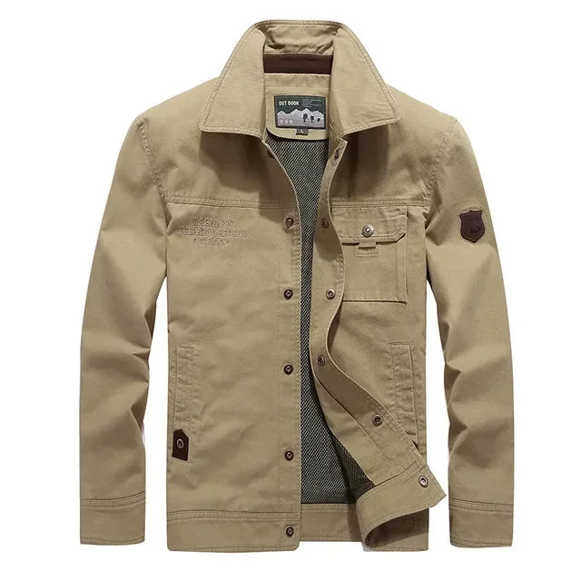 Mens Tactical Cargo Jacket Durable Explorer Style