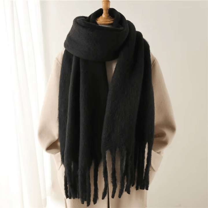 Womens Cashmere Scarf Soft Tassel Detail Warm Style