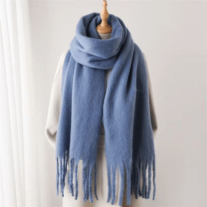 Womens Cashmere Scarf Soft Tassel Detail Warm Style