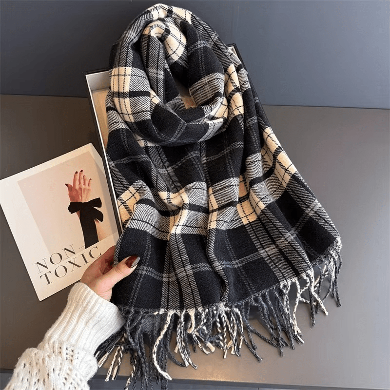 Womens Scarf Soft Cashmere Pashmina Style Winter - BritishMode