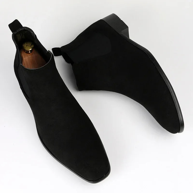 Unisex Casual Chelsea Boots Slip-On Style