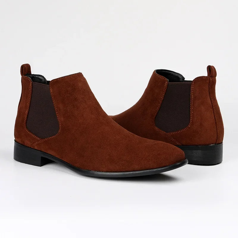 Unisex Casual Chelsea Boots Slip-On Style