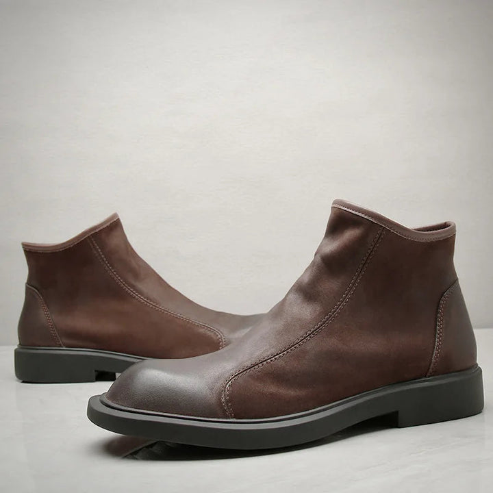 Mens Leather Ankle Boots Durable Everyday Style