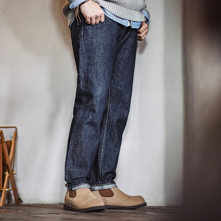 Mens Chelsea Shoes Suede Street Style