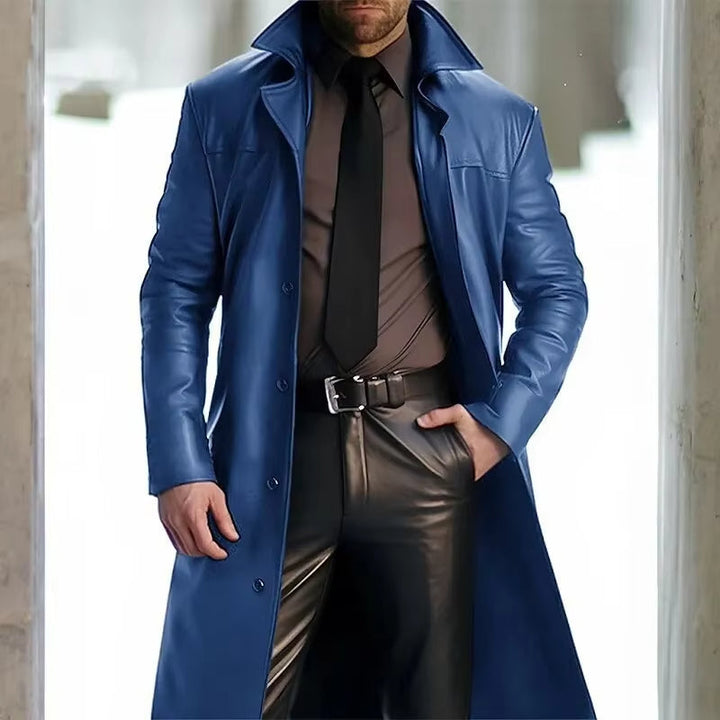 Mens Tall Overcoat Warm Winter Wool Blend