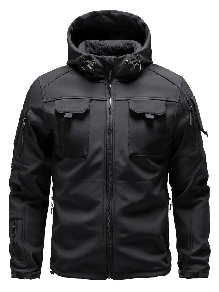 Mens Military Jacket Waterproof Multiple Pockets