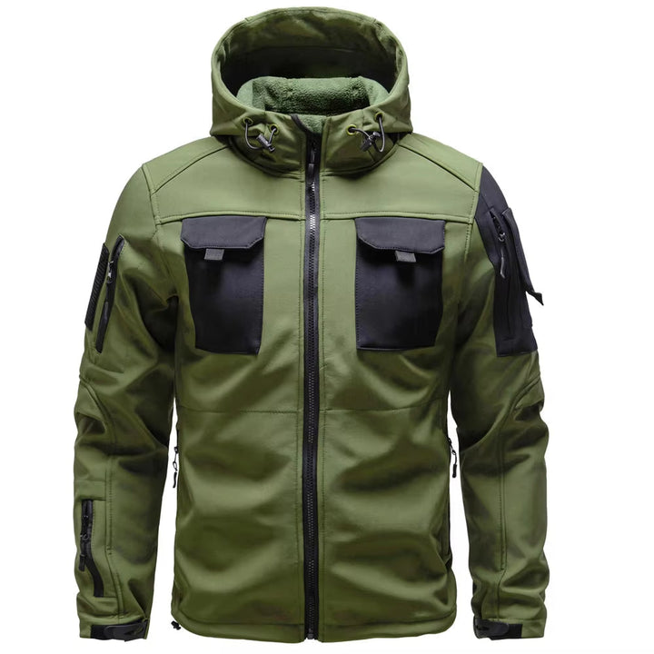 Mens Military Jacket Waterproof Multiple Pockets