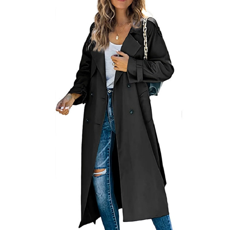 Womens Trench Coat Long Fit